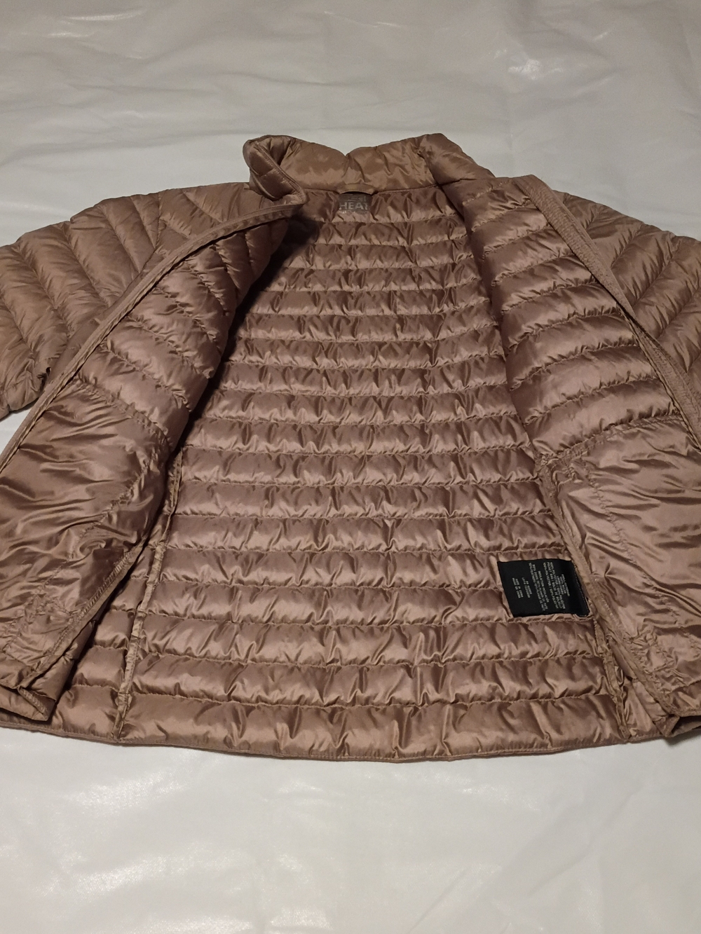 32° Heat Women's Lightweight Quilted Puffer Jacket - Beige - Picture 6 of 10